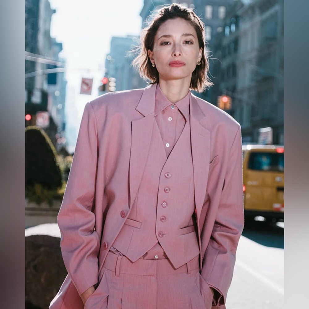 Gelso Pink Waistcoat